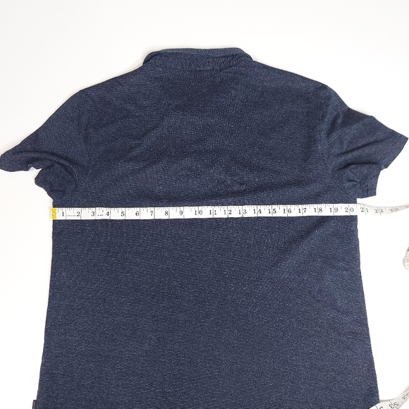 Calvin Klein Lrg. Slim Fit Mercerized Cotton Shirt - Picture 3 of 15